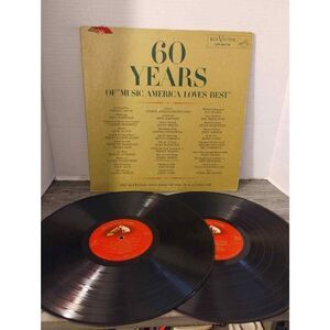60 Years of Music America Loves Best 33 Vinyl 2 LP RCA Victor LM6074